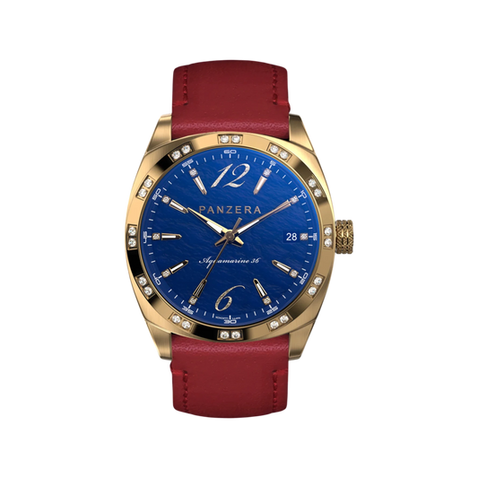Aquamarine 36 Gold Blue