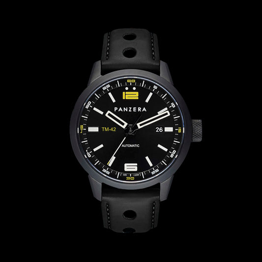 Time Master 42 Black Leather 4