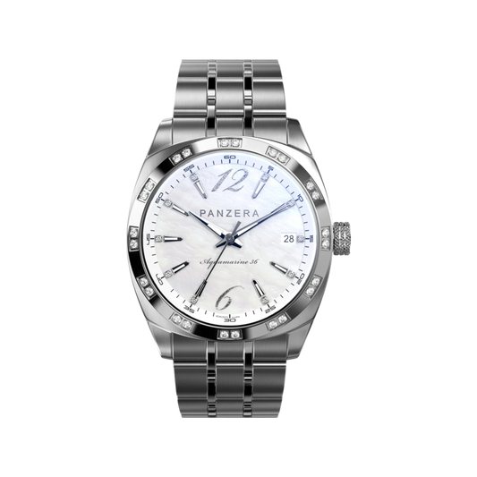 Aquamarine 36 Silver White