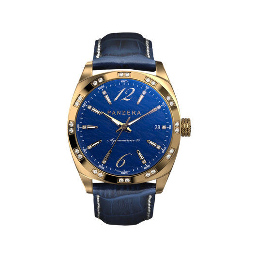 Aquamarine 36 Gold Blue