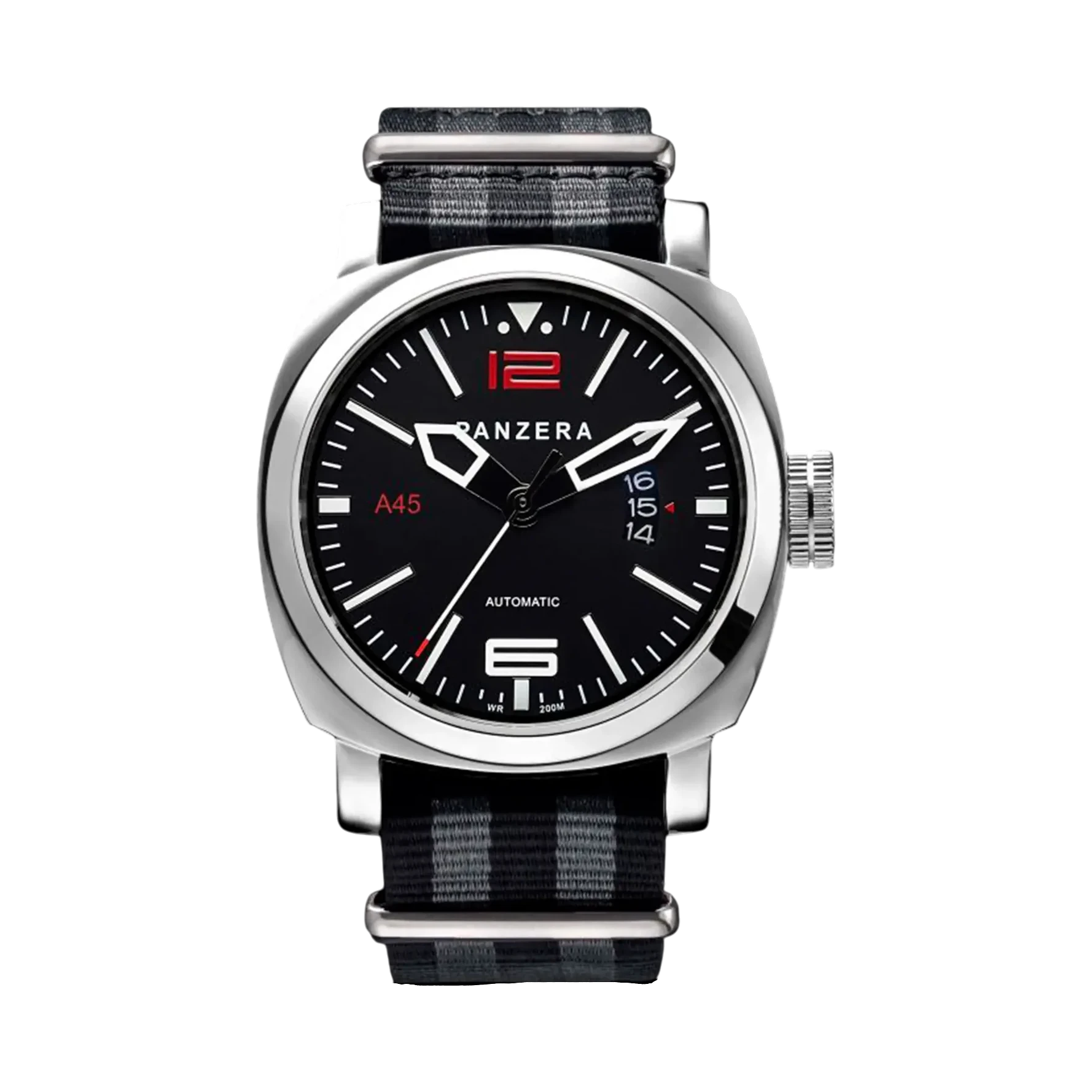 Aquamarine 45 Black Nato