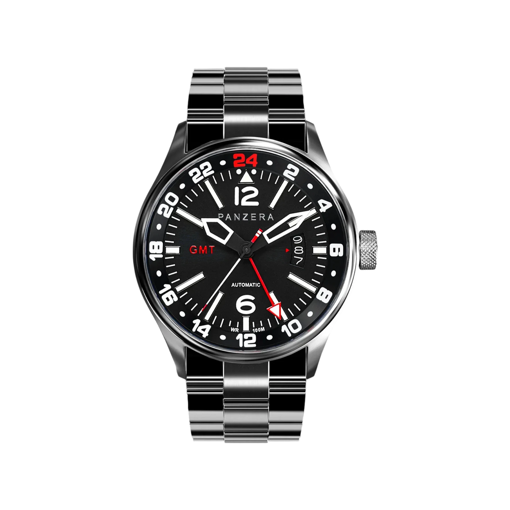 Flieger 45G Silver Black
