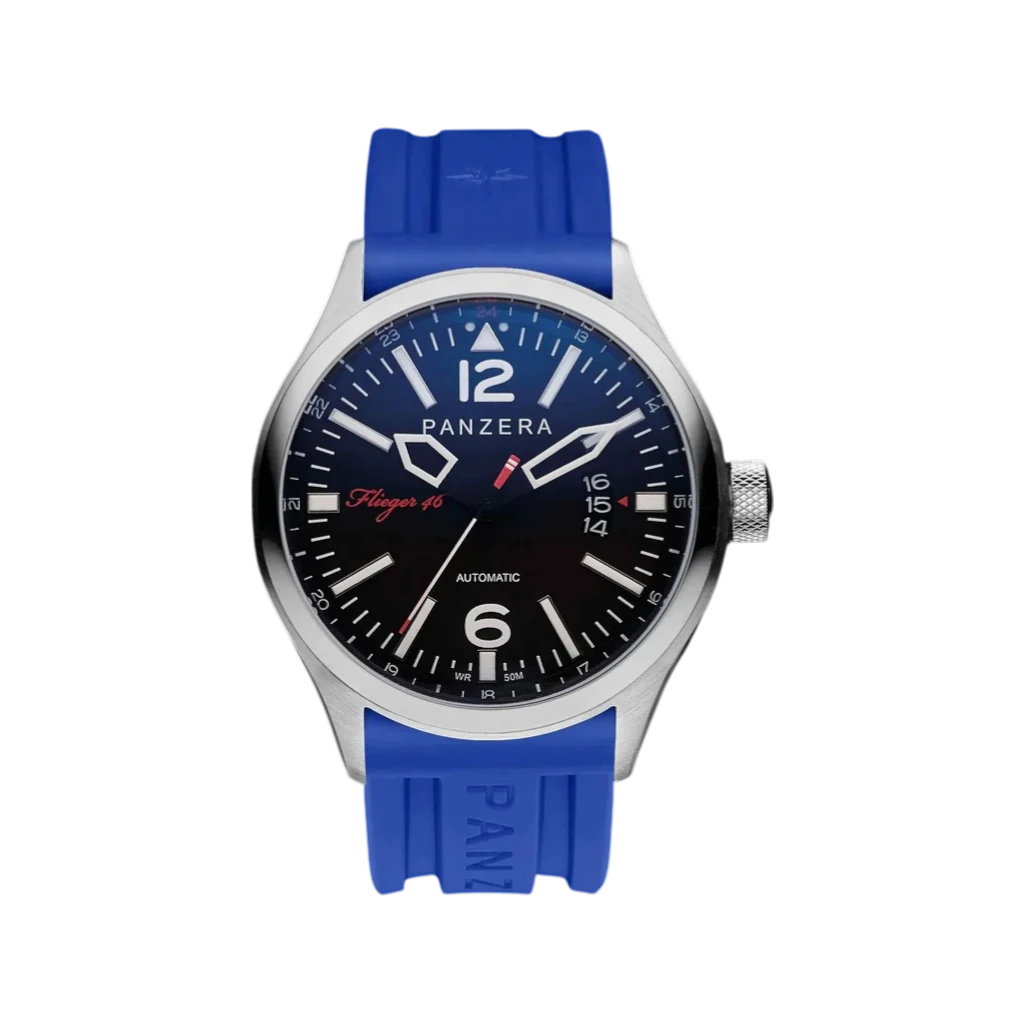 Flieger 46 Blue Rubber