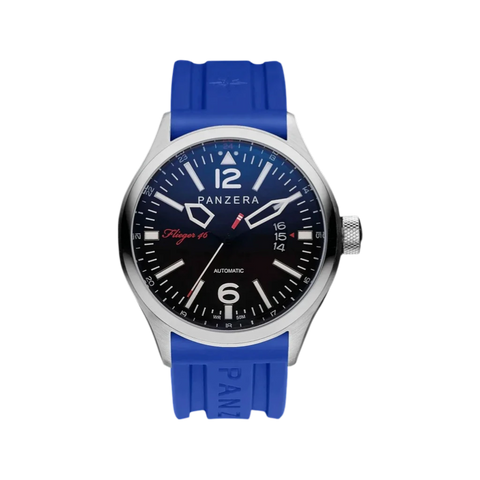 Flieger 46 Blue Rubber